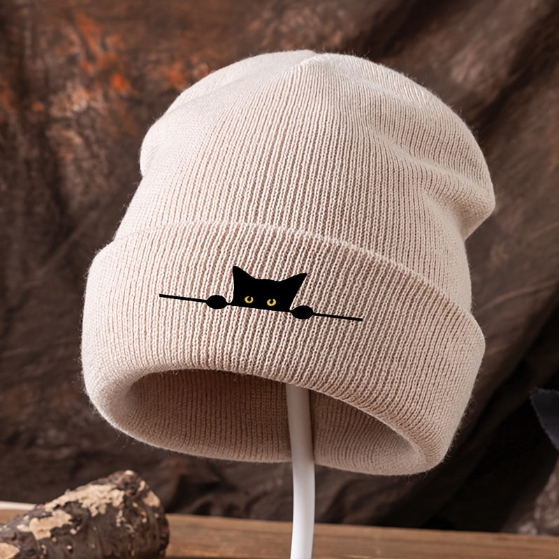 Bonnet Angiales Chat Brodé