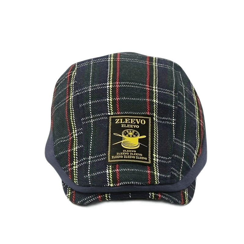 Casquette plate Angiales Carreaux British