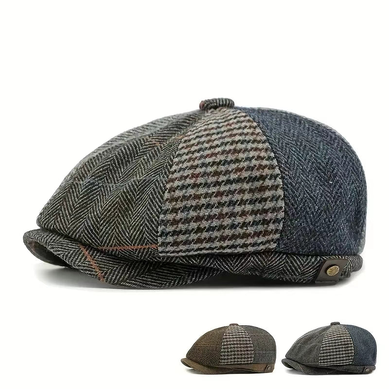 Casquette Plate Angiales Patchwork