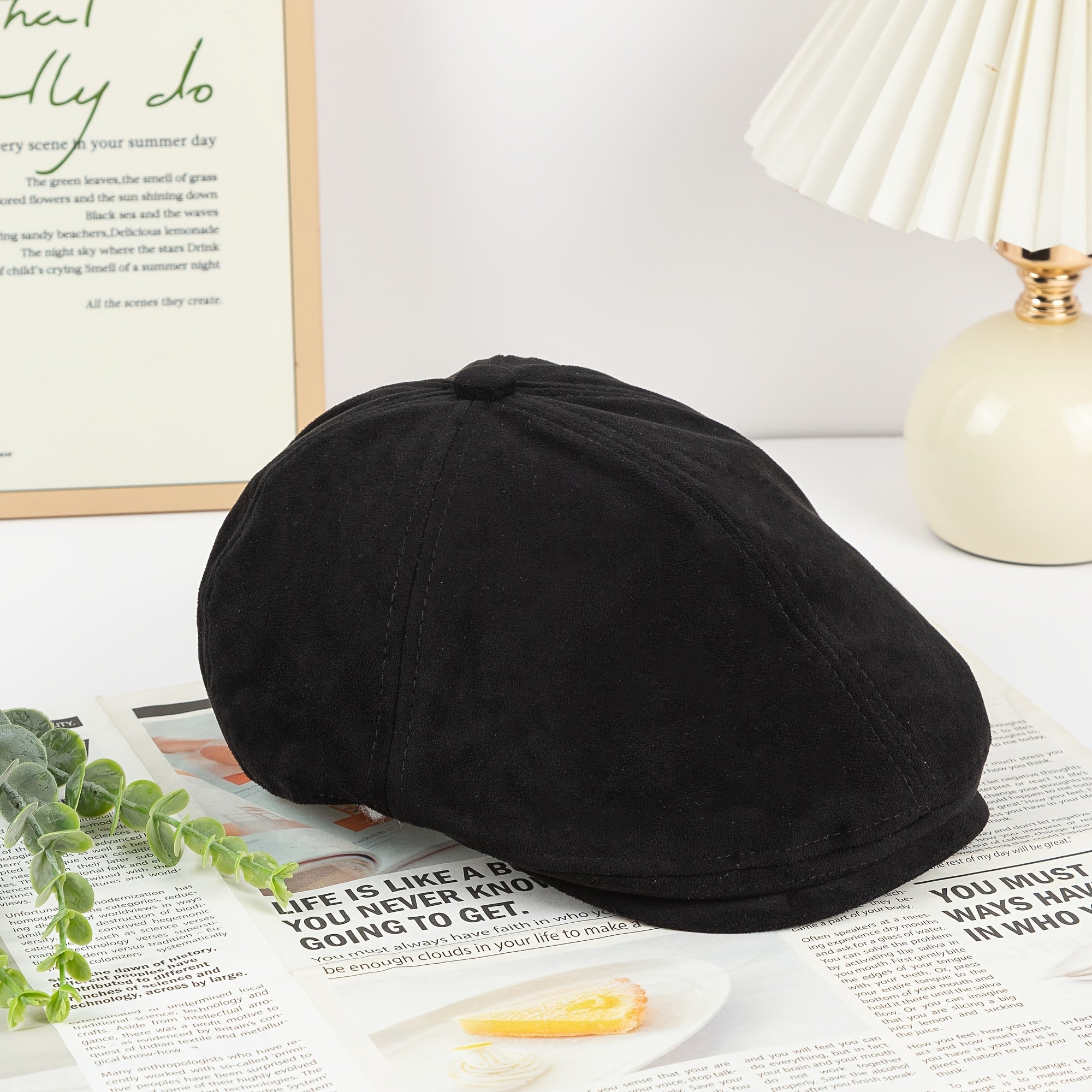 Casquette plate Angiales Hiver Suede