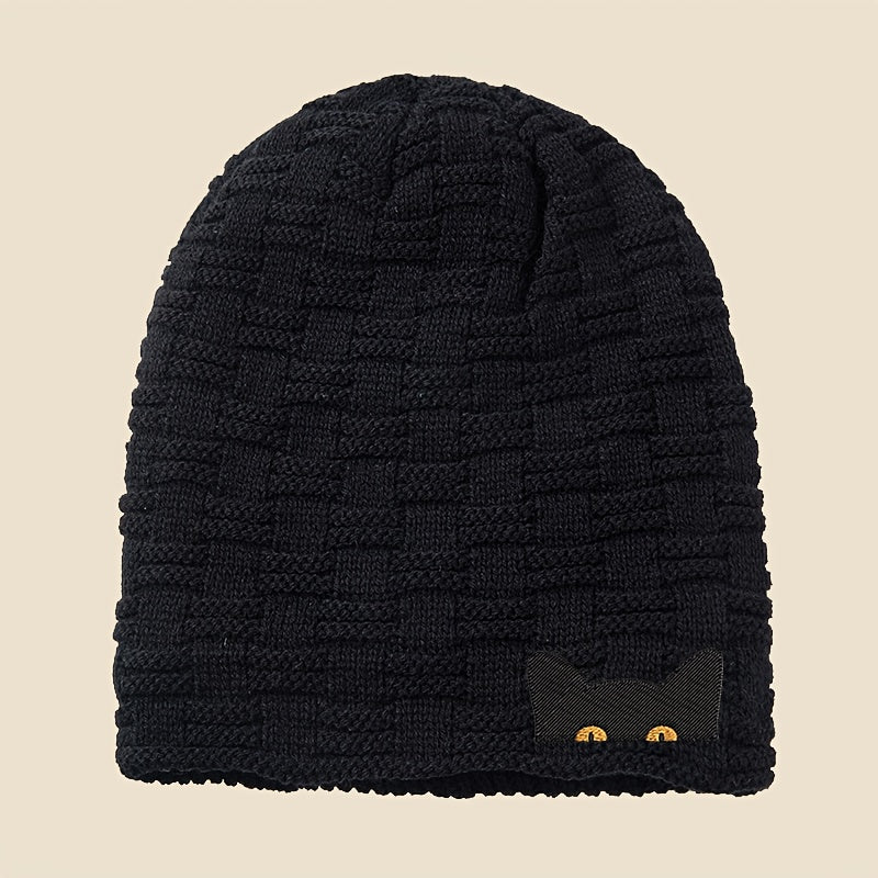 Bonnet Angiales Motif Chat Graphique