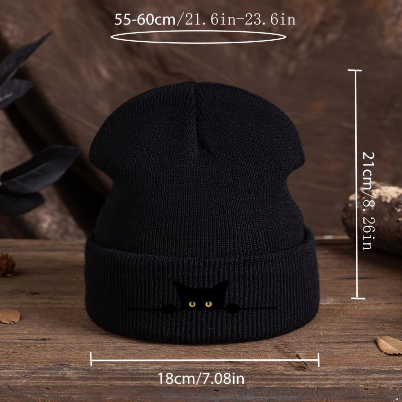 Bonnet Angiales Chat Brodé